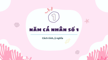 Ý nghĩa của năm cá nhân số 1